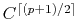 $ C^{\lceil (p+1) / 2 \rceil}$