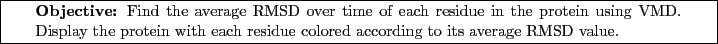 \framebox[\textwidth]{
\begin{minipage}[r]{0.9\textwidth}
\noindent{\textbf{Ob...
...ith each residue colored according to its average RMSD value.}
\end{minipage} }