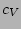 $c_V$