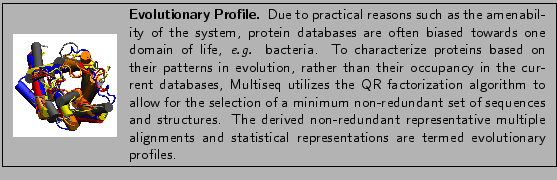 \fbox{
\begin{minipage}{.2\textwidth}
\includegraphics[width=2.3 cm, height=2....
...statistical representations are termed evolutionary profiles.}
\end{minipage} }