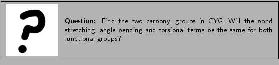 \framebox[\textwidth]{
\begin{minipage}{.2\textwidth}
\includegraphics[width=2...
... and torsional terms be the same
for both functional groups? }
\end{minipage} }