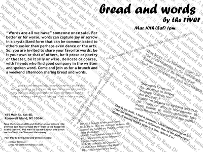 Bread and Words 07/03/10