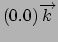 $(0.0)\nolinebreak \bigskip\overrightarrow{k}$