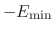 $ -E_{\text{min}}$