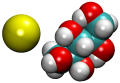 sodium ion next to ribitol