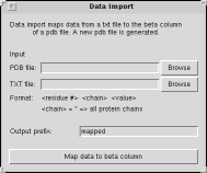 Data Import Window