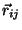 $\vec{r}_{ij}$